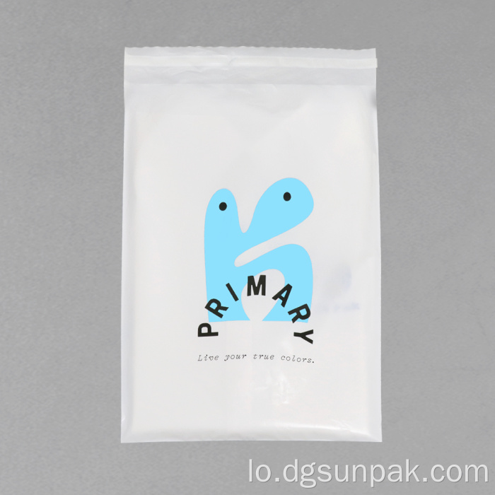 ຖົງຂົນສົ່ງທີ່ມີຊີວະພາບ polodegradable ດ້ວຍໂລໂກ້ custom